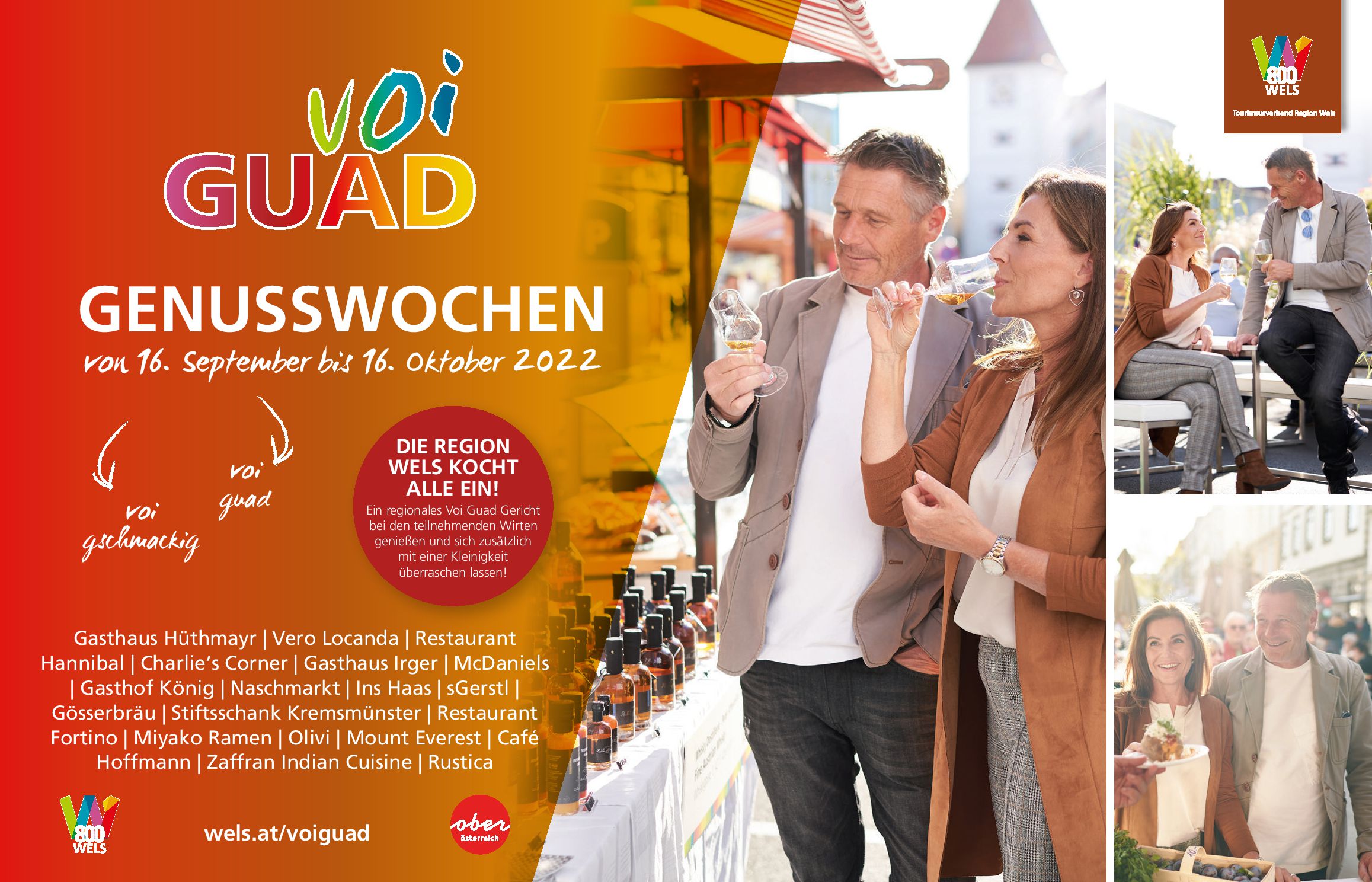 VOI GUAD Genusswochen von 16. September bis 16. Oktober
